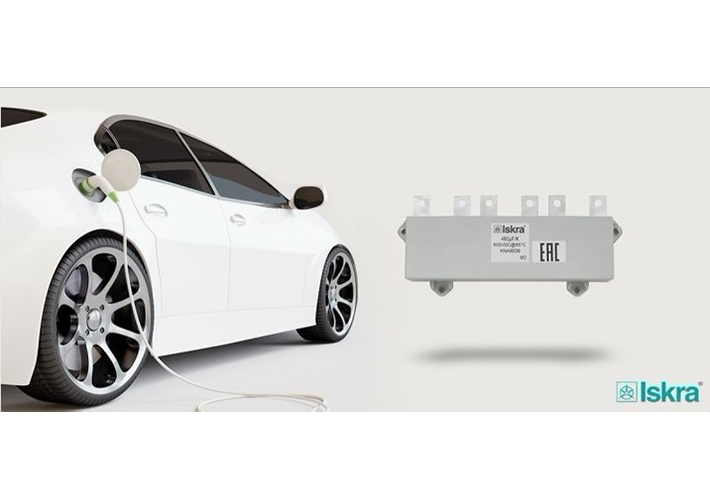 Foto Condensadores DC Link para vehículos eléctricos y e-mobility.